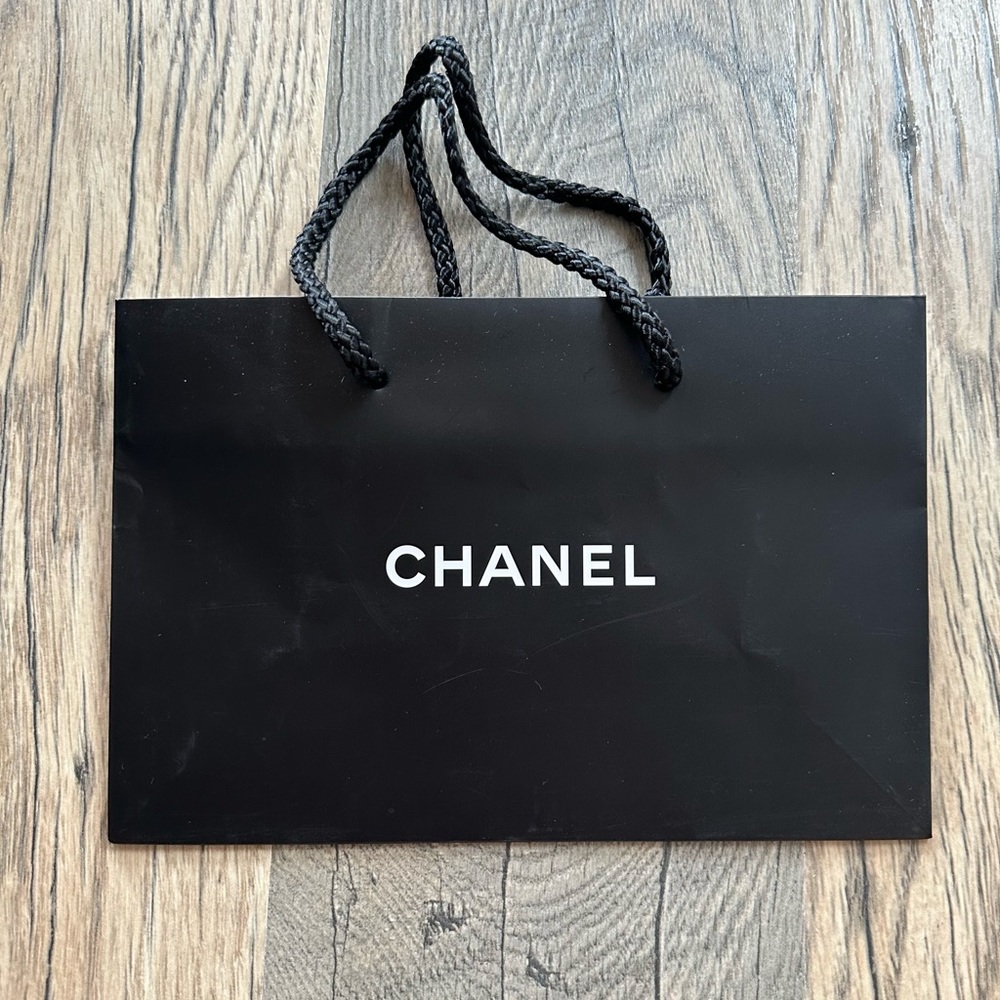Black Chanel Small Shopping Bag